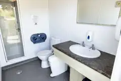 Glamping toilet and shower