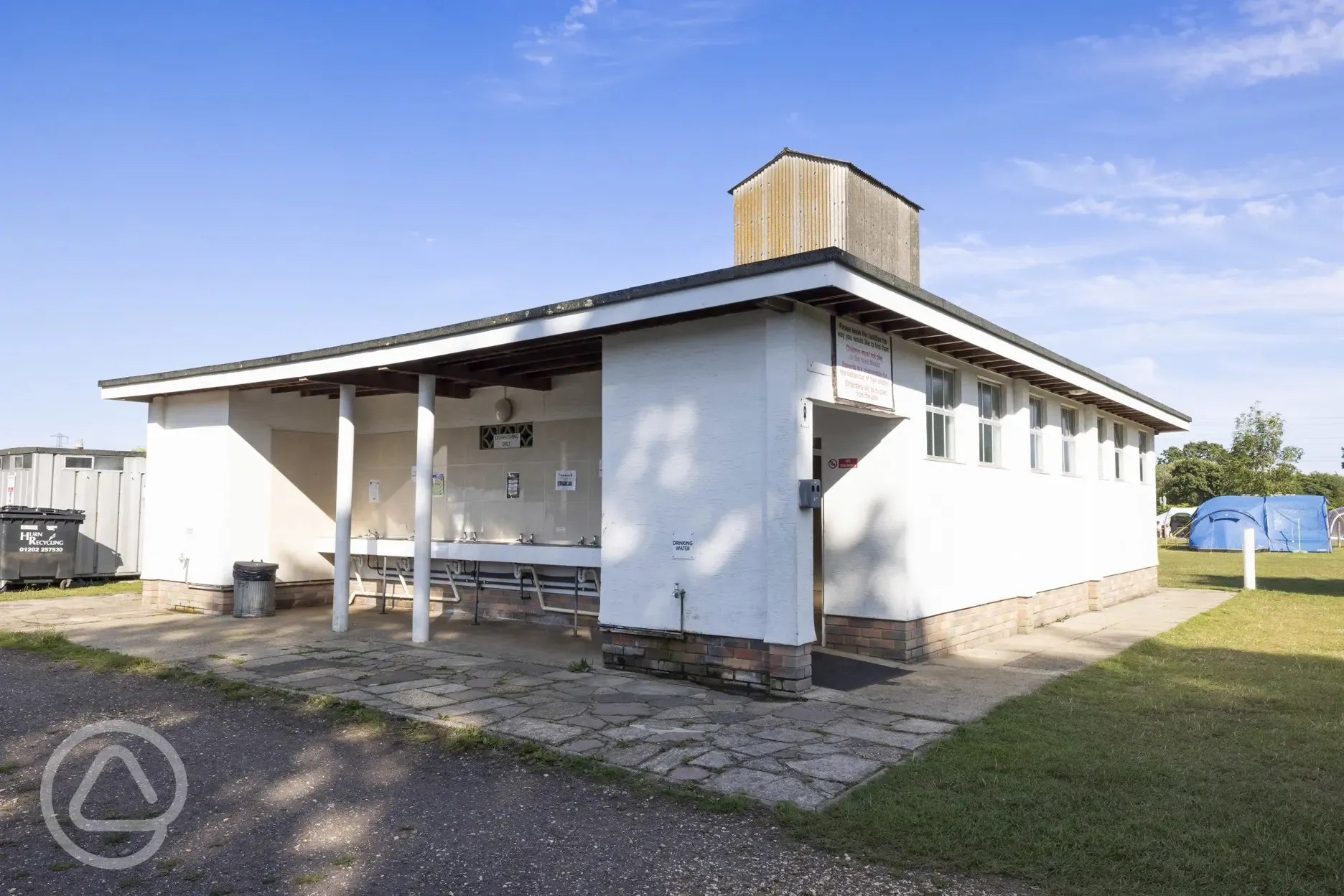 Camping facilities block