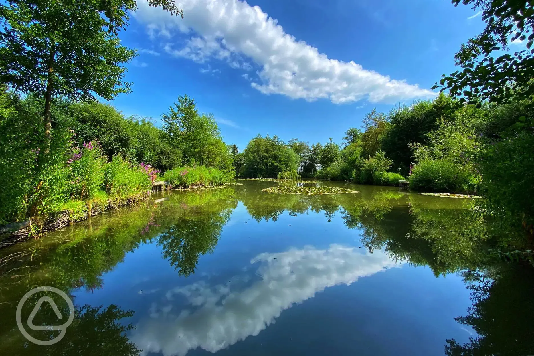 Fishing pond charged at half day, full day and weekly rates