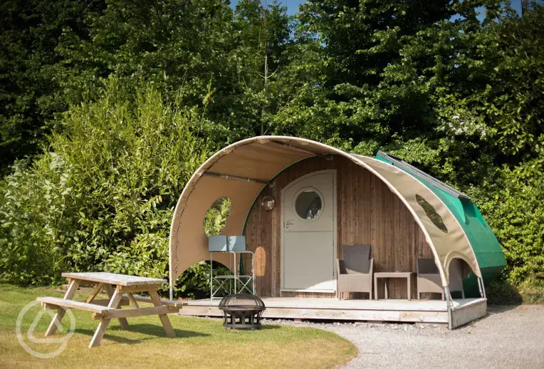 Glamping cabin 