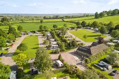 Aerial of the pitches and facilities
