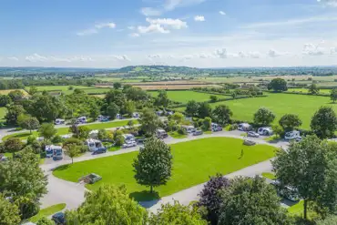 Aerial of the campsite