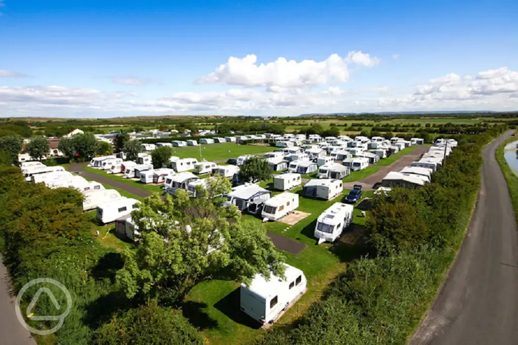 Touring pitches at Country View Holiday Park