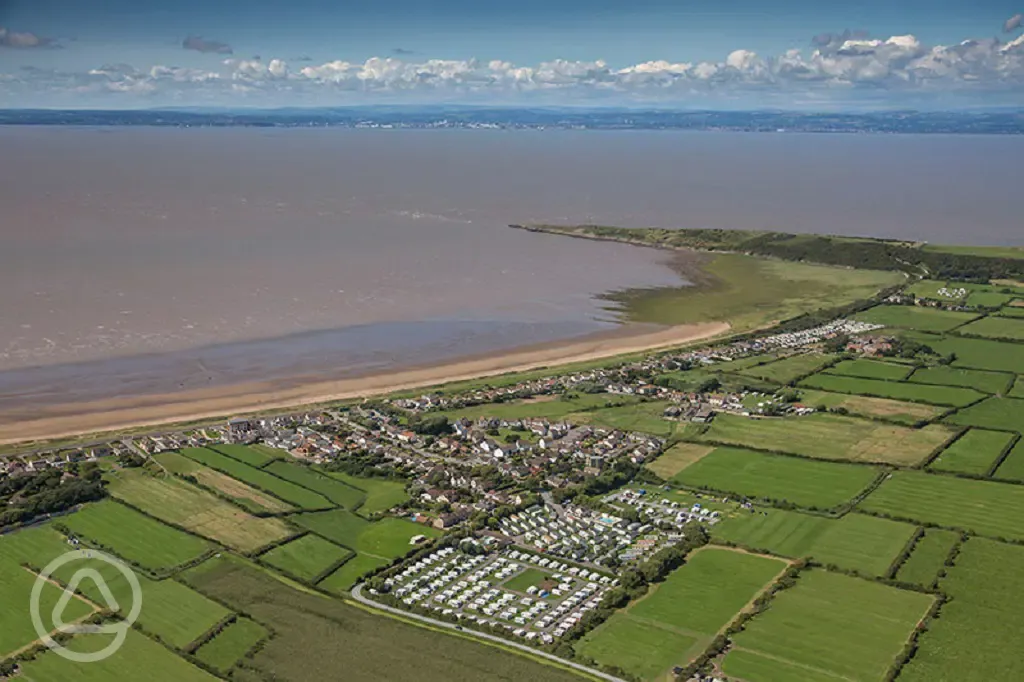 Views of the coastline at Country View Holiday Park