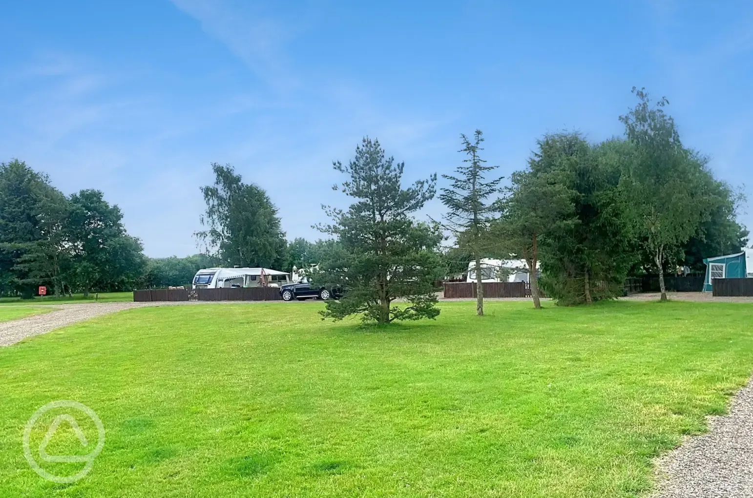 Non electric grass touring pitches