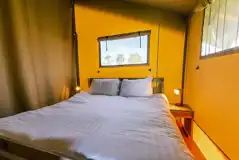 Safari tent super king-size bedroom (bring or hire bedding)