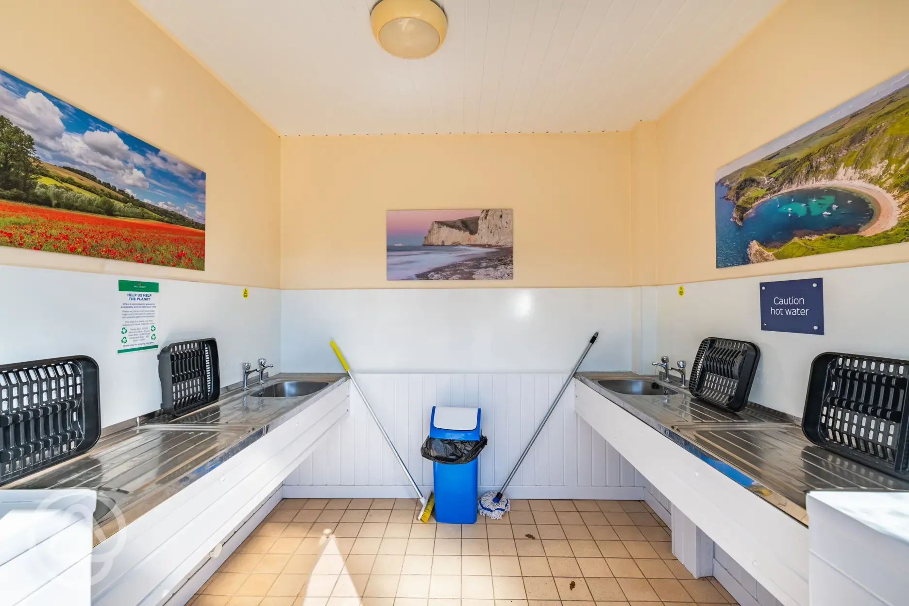 Washing up area