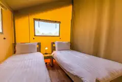 Safari tent twin bedroom (bring or hire bedding)