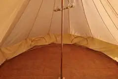 Unfurnished bell tent
