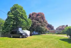 Non electric grass pitches near the site entrance Non electric grass pitches near the site entrance