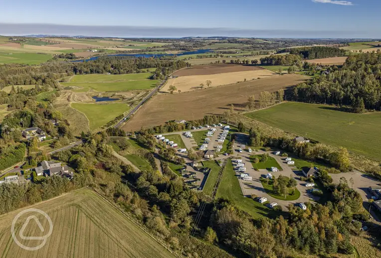 Aerial of Foresterseat Holiday Park