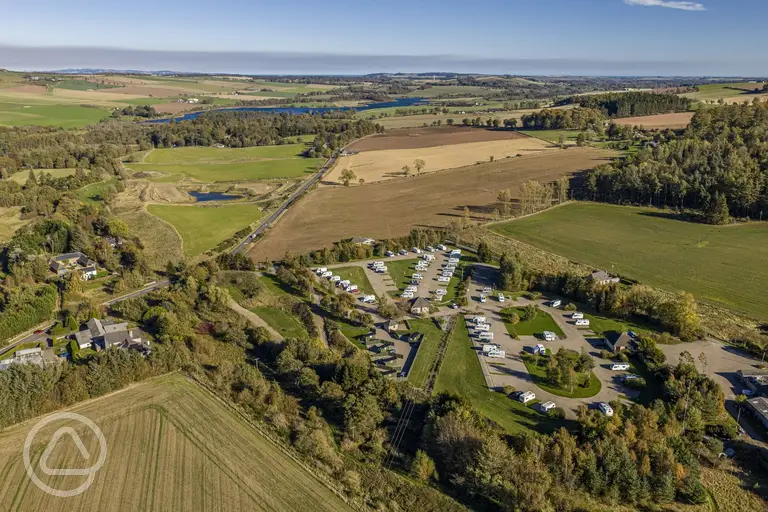 Aerial of Foresterseat Holiday Park