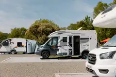 Fully serviced hardstanding pitches, suitable for motorhomes and caravans