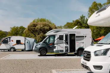 Fully serviced hardstanding pitches, suitable for motorhomes and caravans