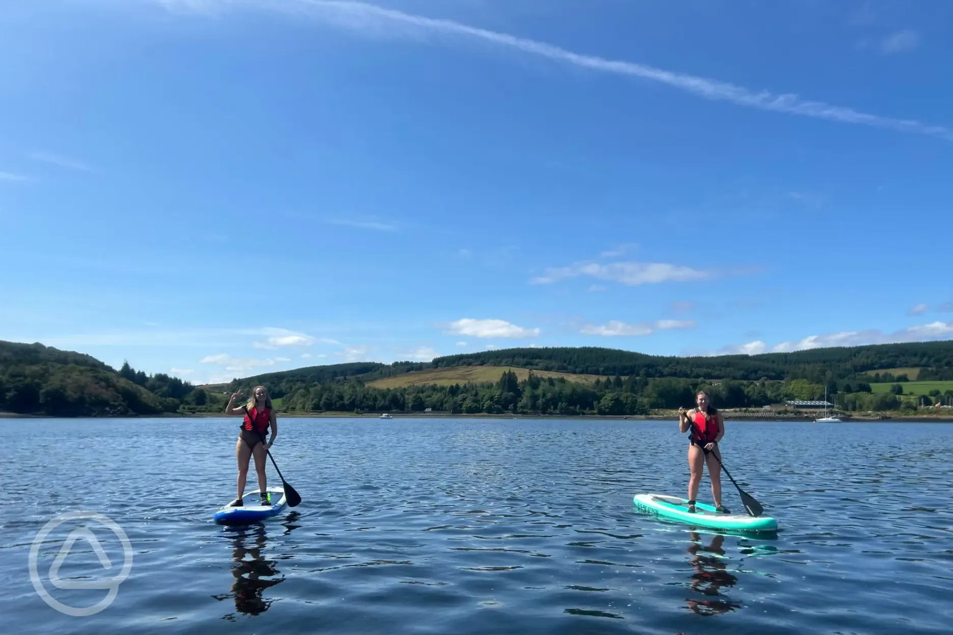 Water sporting activities at Rosneath Castle, paddleboards available to hire Water sporting activities at Rosneath Castle, paddleboards available to hire