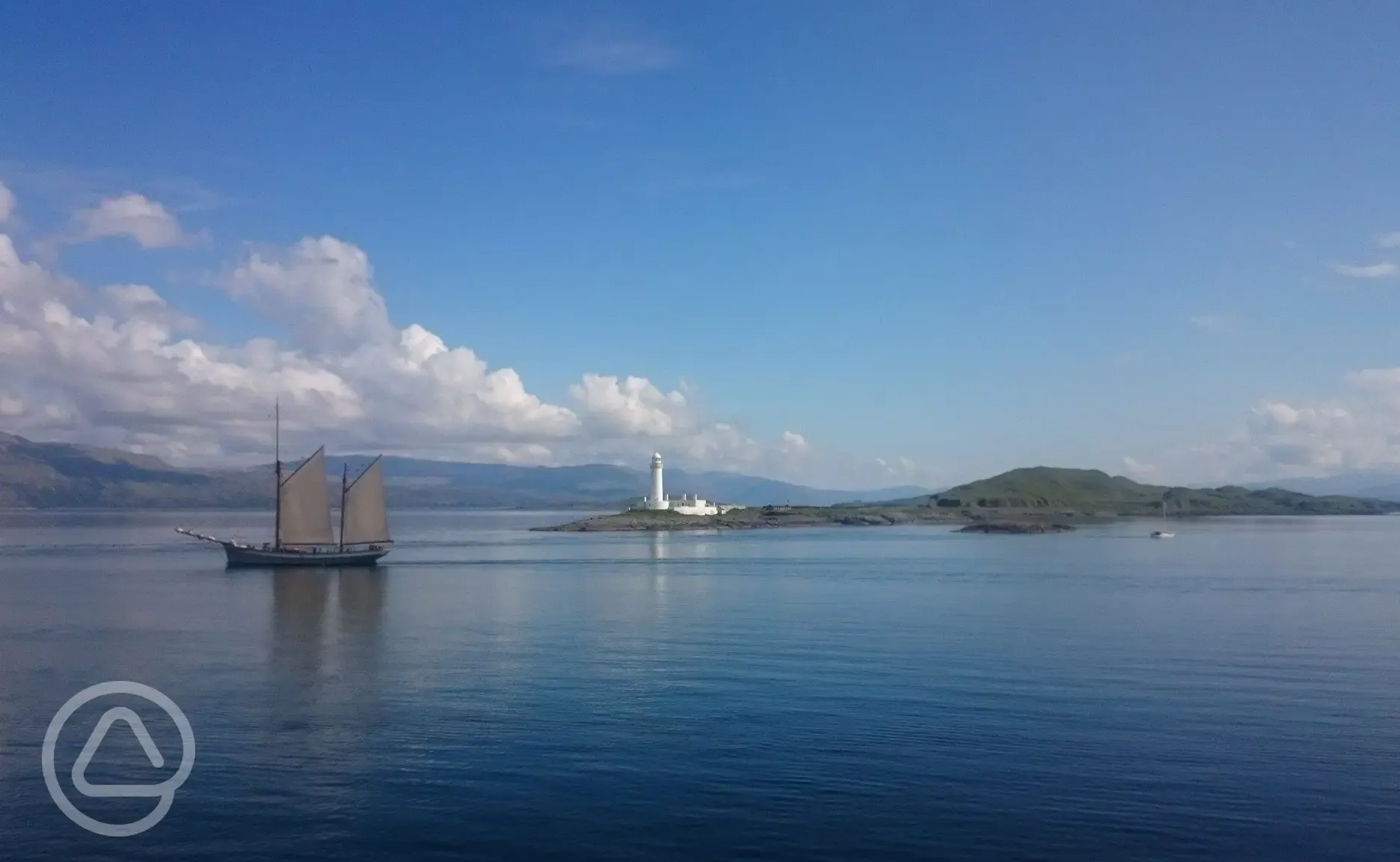Lismore Lighthouse from the Isle of Mull
