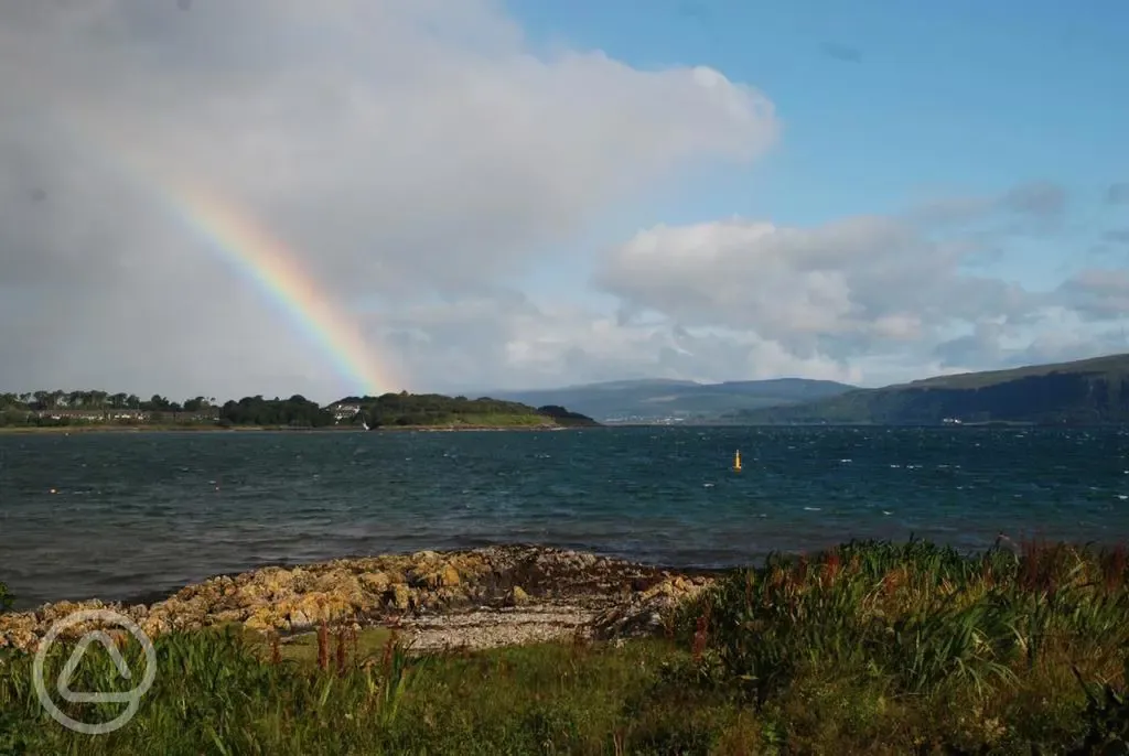 Rainbow, Shieling Holidays, Isle of Mull