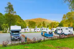 Fully serviced hardstanding touring pitches