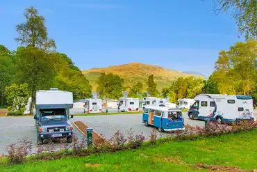 Fully serviced hardstanding touring pitches