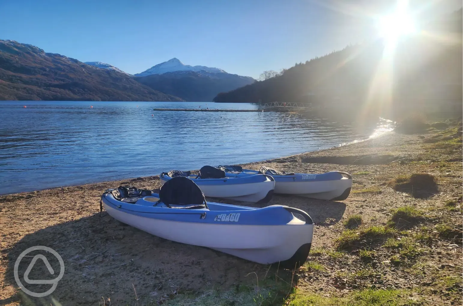 Set by Loch Lomond with kayak hire