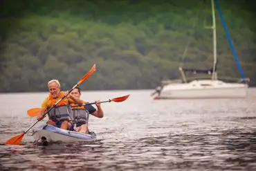 Set by Loch Lomond with kayak hire