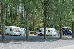 Serviced hardstanding touring pitches