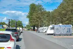 Serviced hardstanding touring pitches (awnings allowed)