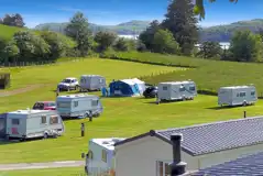 Electric grass caravan pitches 