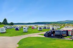 Castle Point Caravan and Camping Site with coastal views