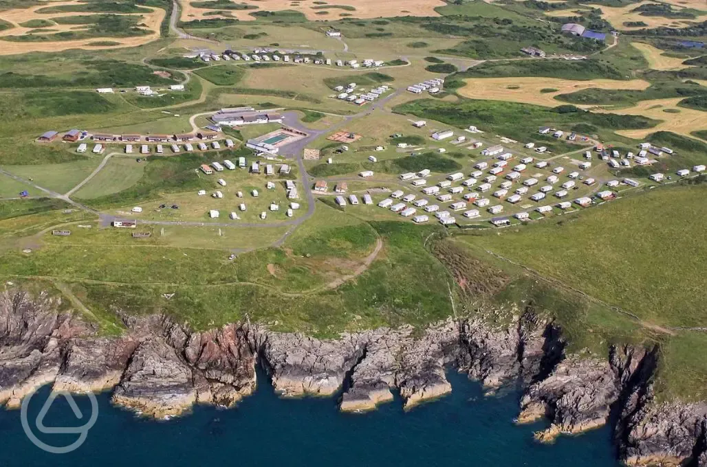 Aerial of the site