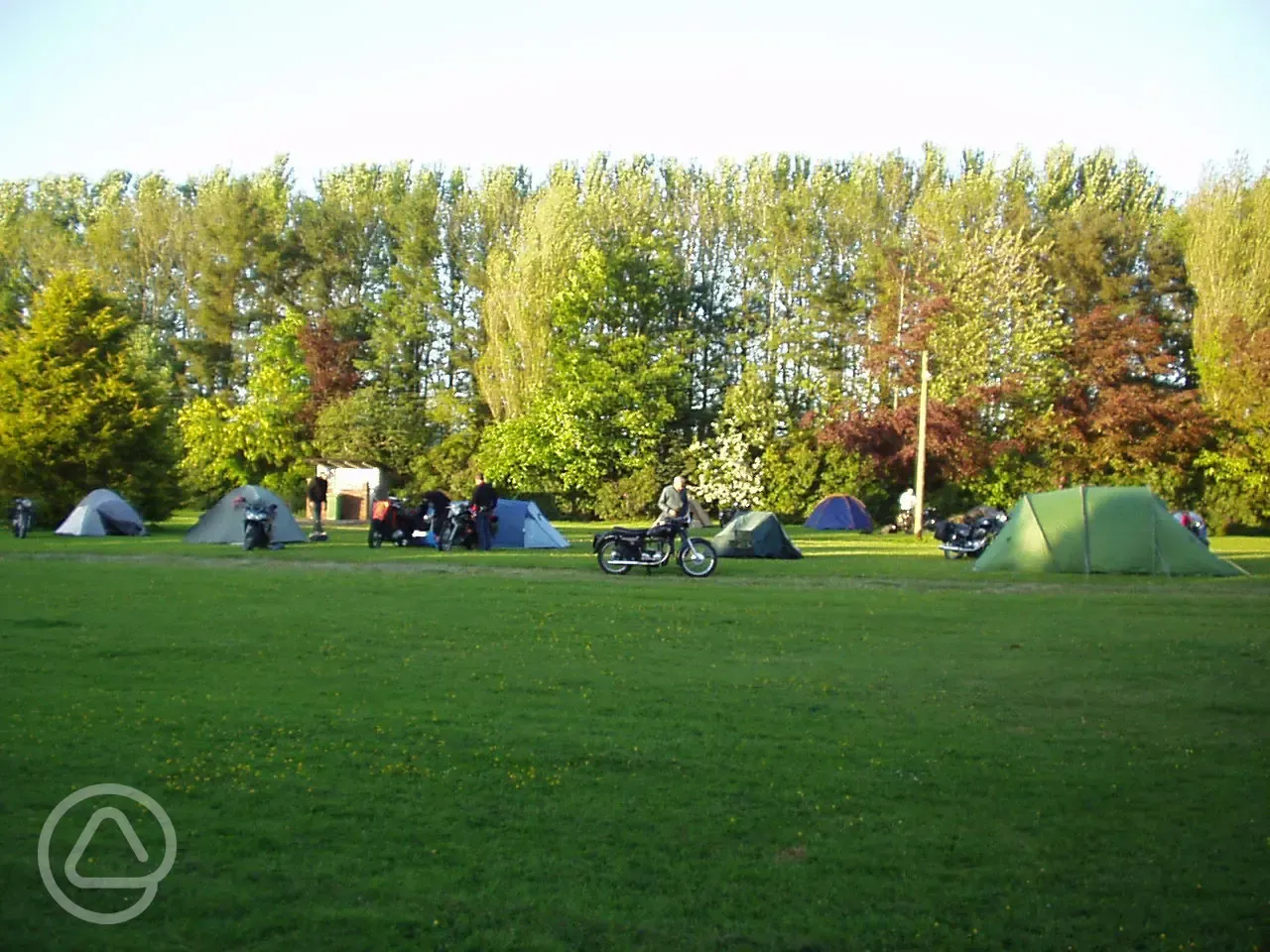 Aird Donald Caravan Park Stranraer. Camping area