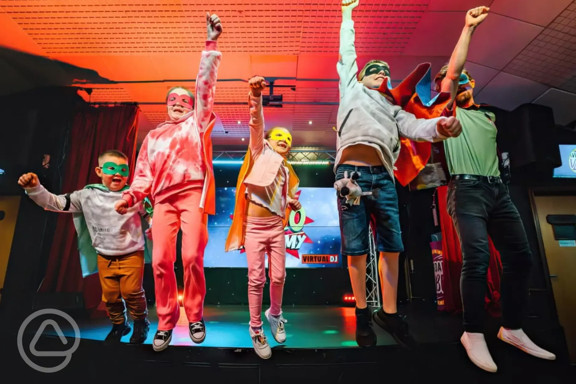 Family friendly entertainment during peak season times - superhero sessions Family friendly entertainment during peak season times - superhero sessions