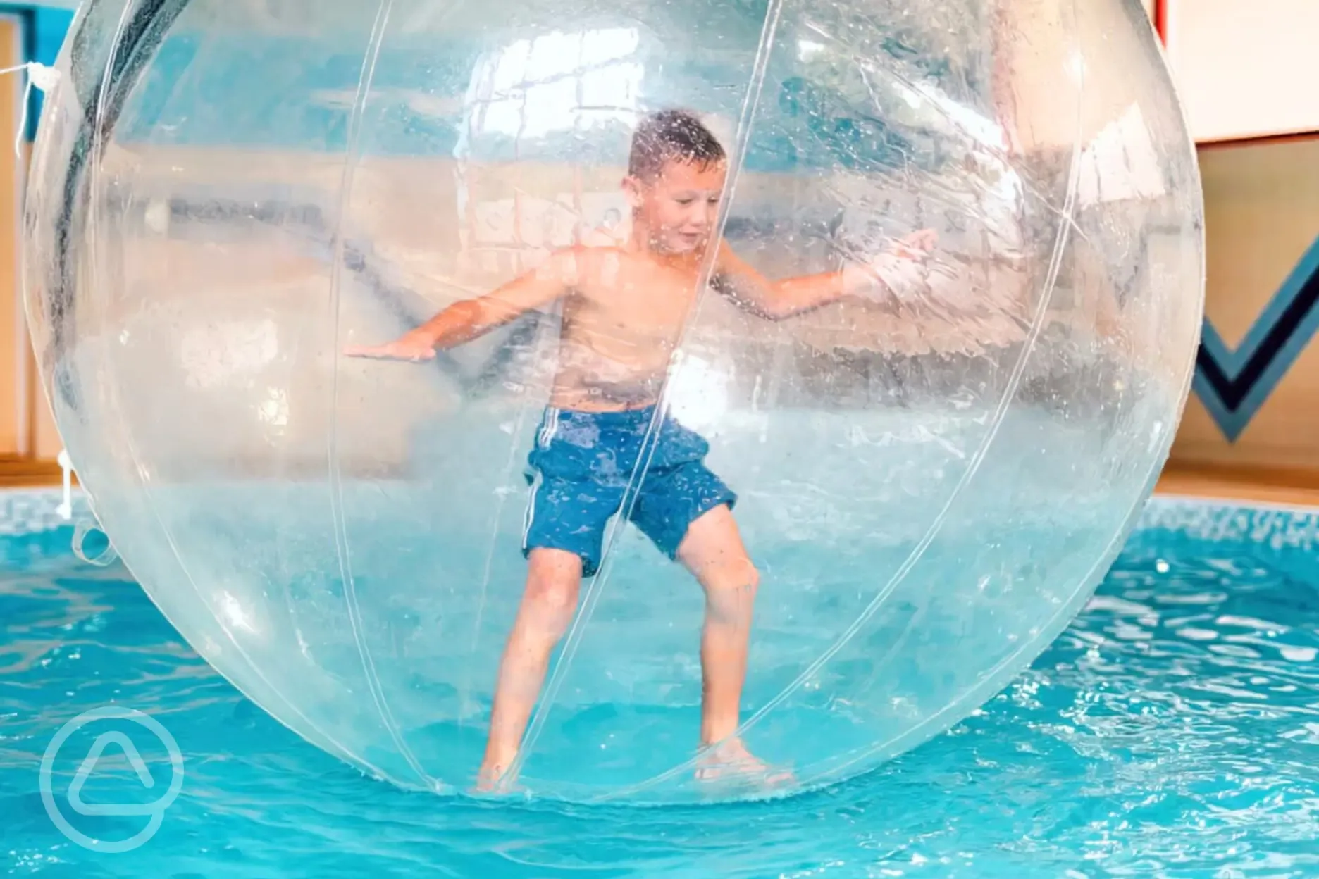 Indoor heated swimming pool with Zorbing (open year round) Indoor heated swimming pool with Zorbing (open year round)