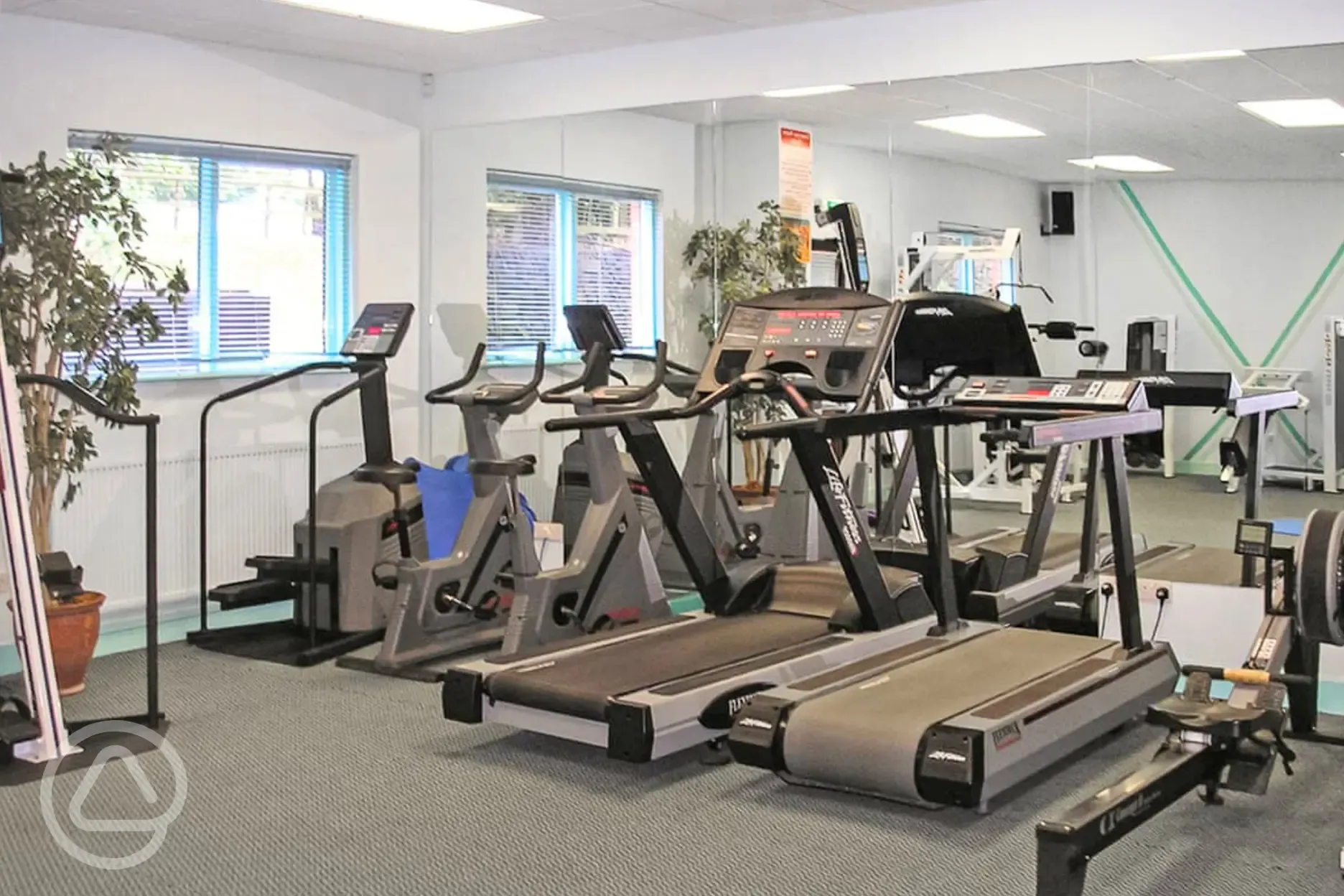 Equipped fitness centre/gym with cardio equipment Equipped fitness centre/gym with cardio equipment