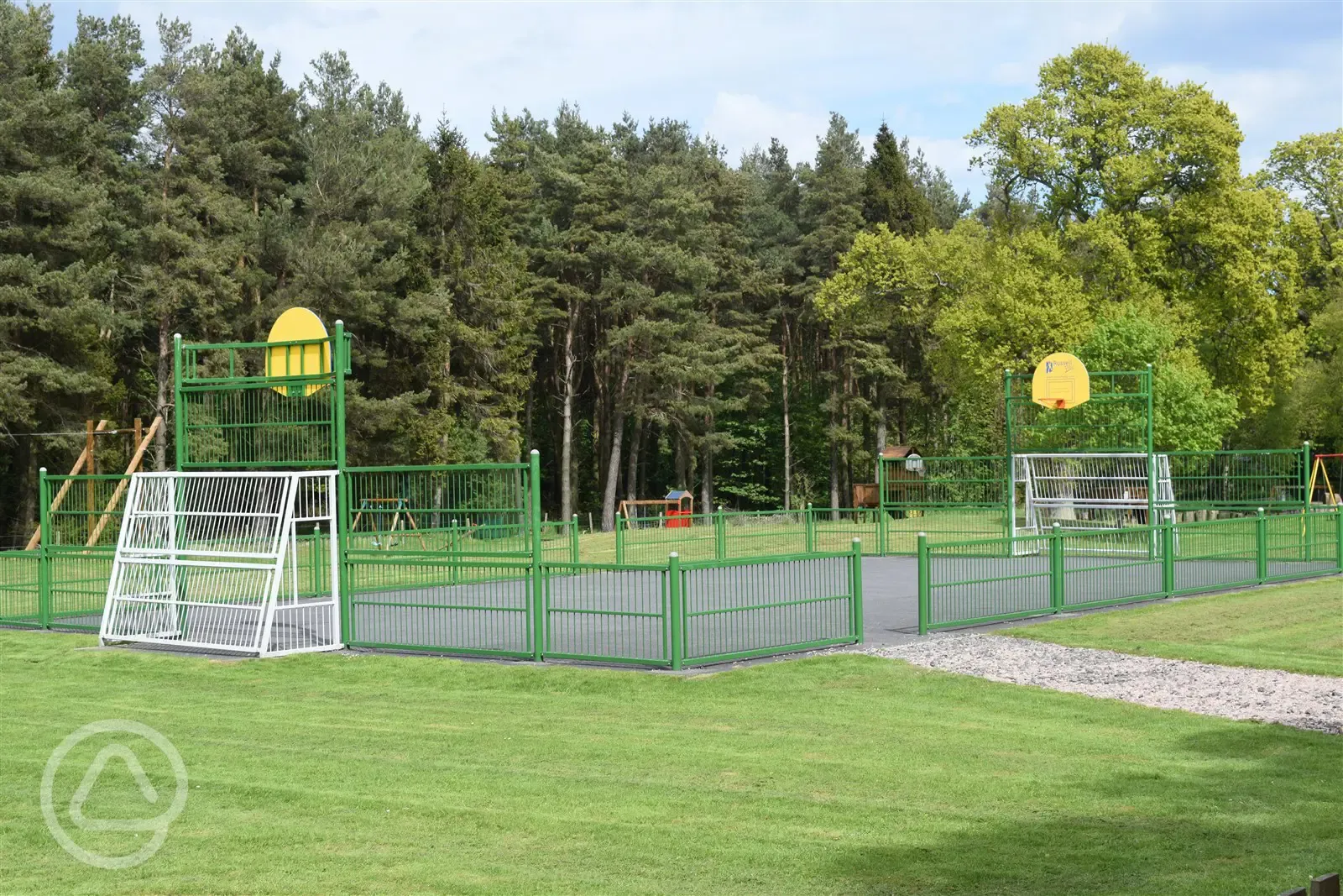 Multi Use Games Area mainly for football and basketball