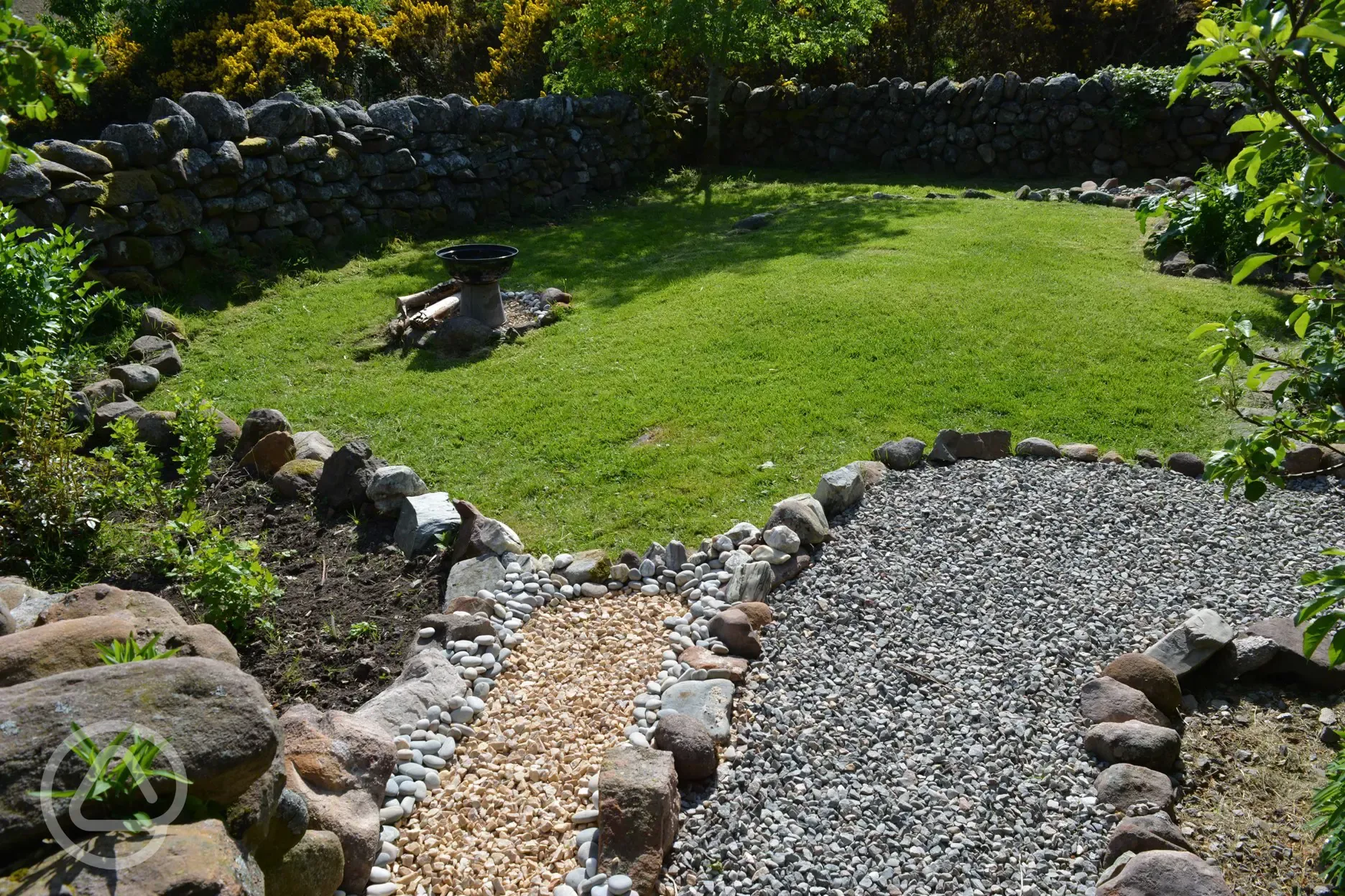 Bothy garden and fire pit