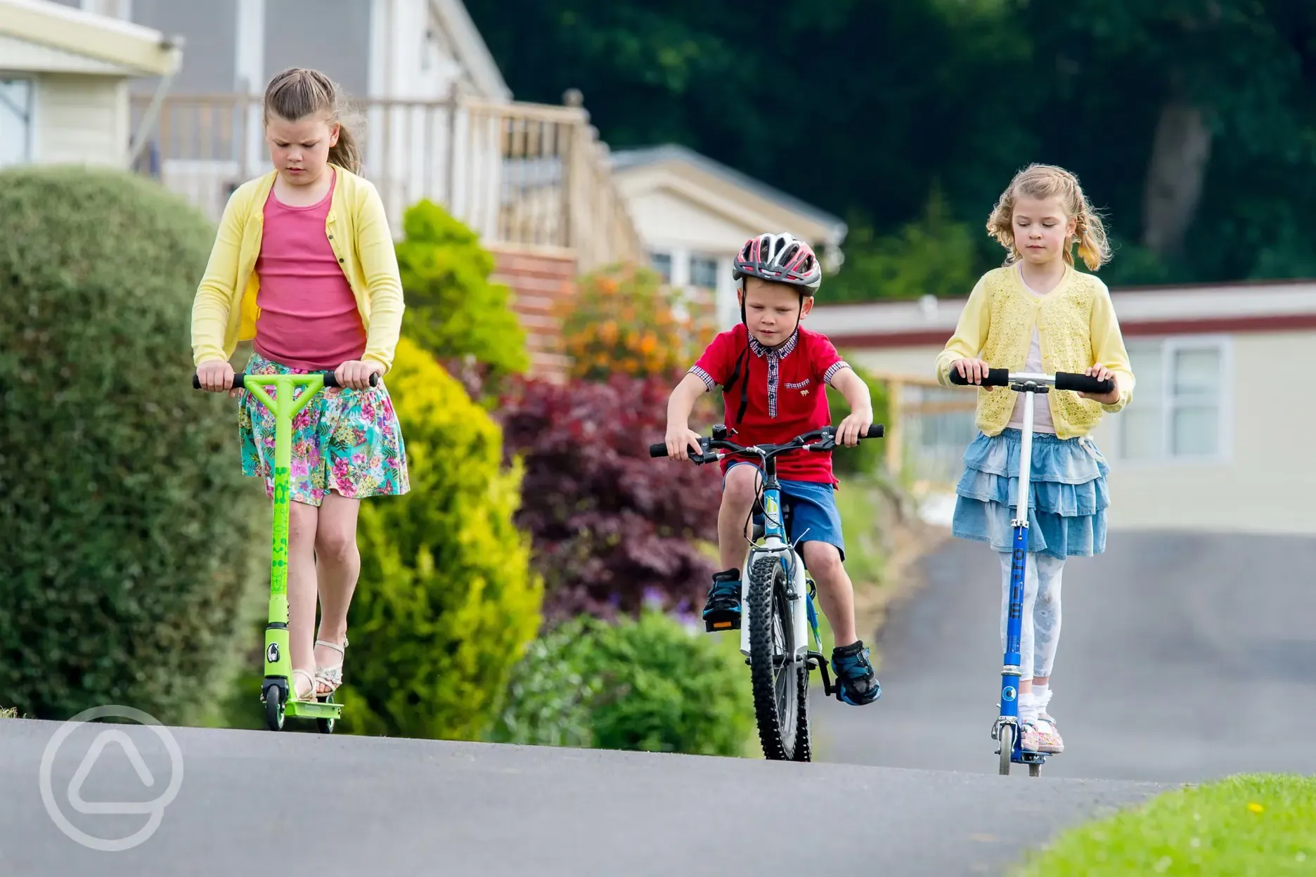 Kids playing at Blairgowrie Holiday Park