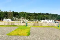 Fully serviced hardstanding touring pitches with electric, water and waste
