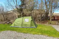 Non electric grass tent pitches at Balquhidder Braes Holiday Park