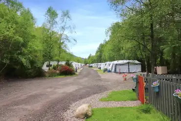 Touring pitches at Balquhidder Braes Holiday Park