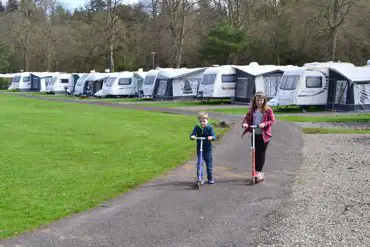 Callander Woods Holiday Park touring pitches
