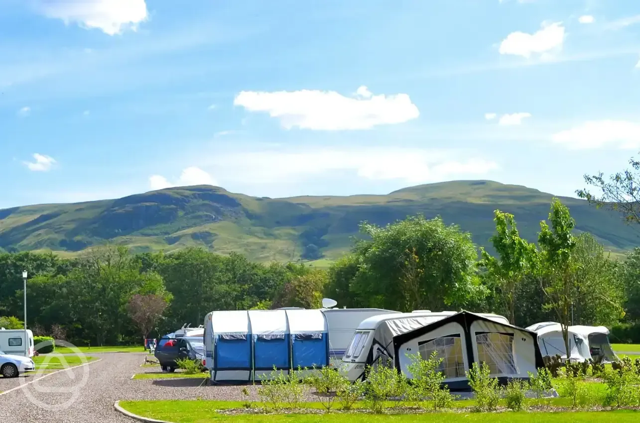 Hardstanding touring pitches