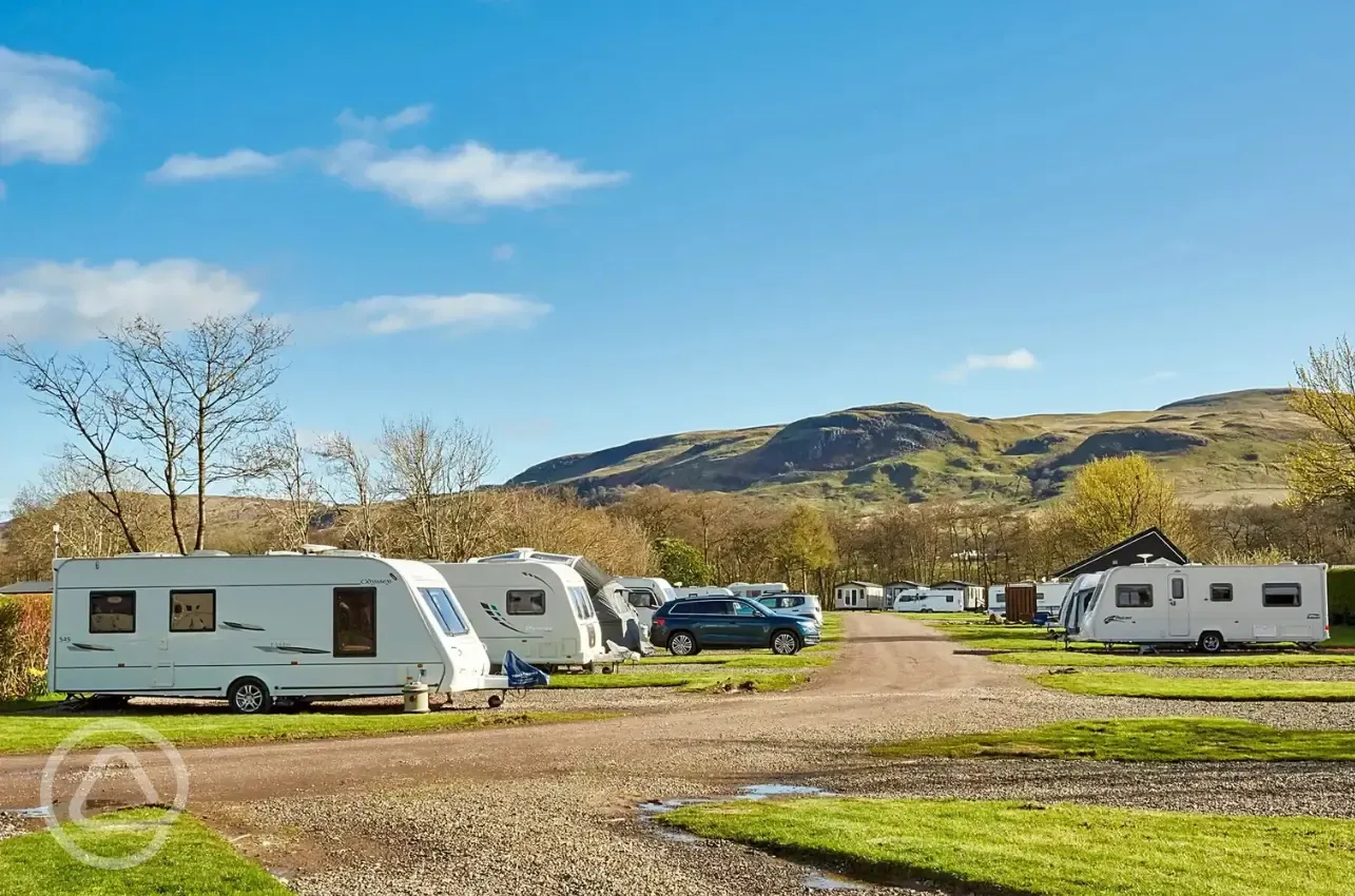 Hardstanding touring pitches