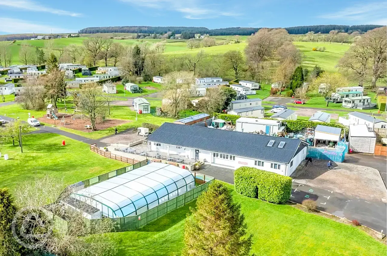 Aerial of the site