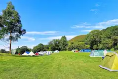 Non electric grass pitches at Woodlands Caravan Park