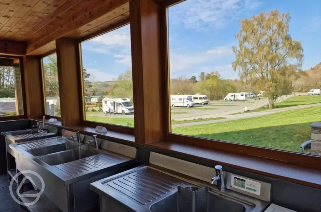 Washing up area