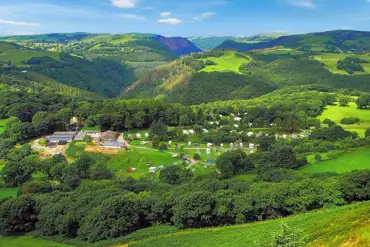 Aerial of campsite