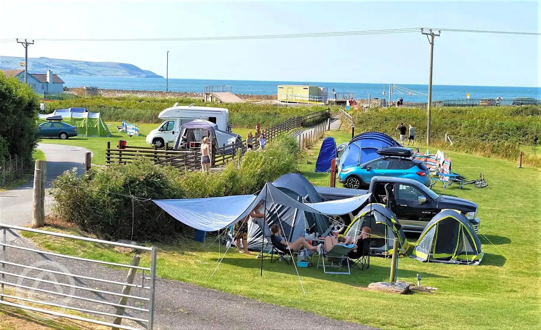 Non electric grass pitches (8m x 6m)