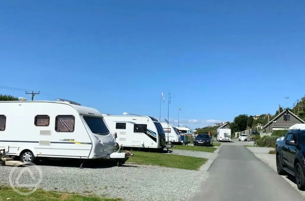 Hardstanding pitches with 10 amp electric hook ups