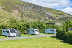 Fully serviced hardstanding pitches